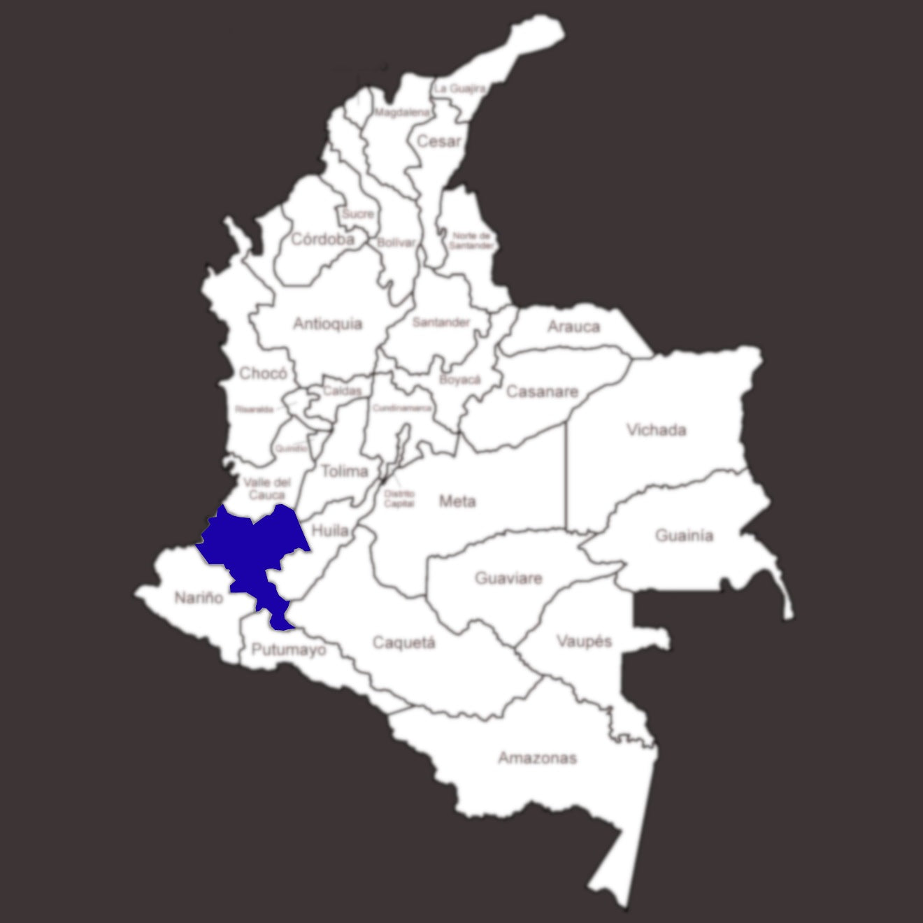 Ruana de lana de ovejo Misak