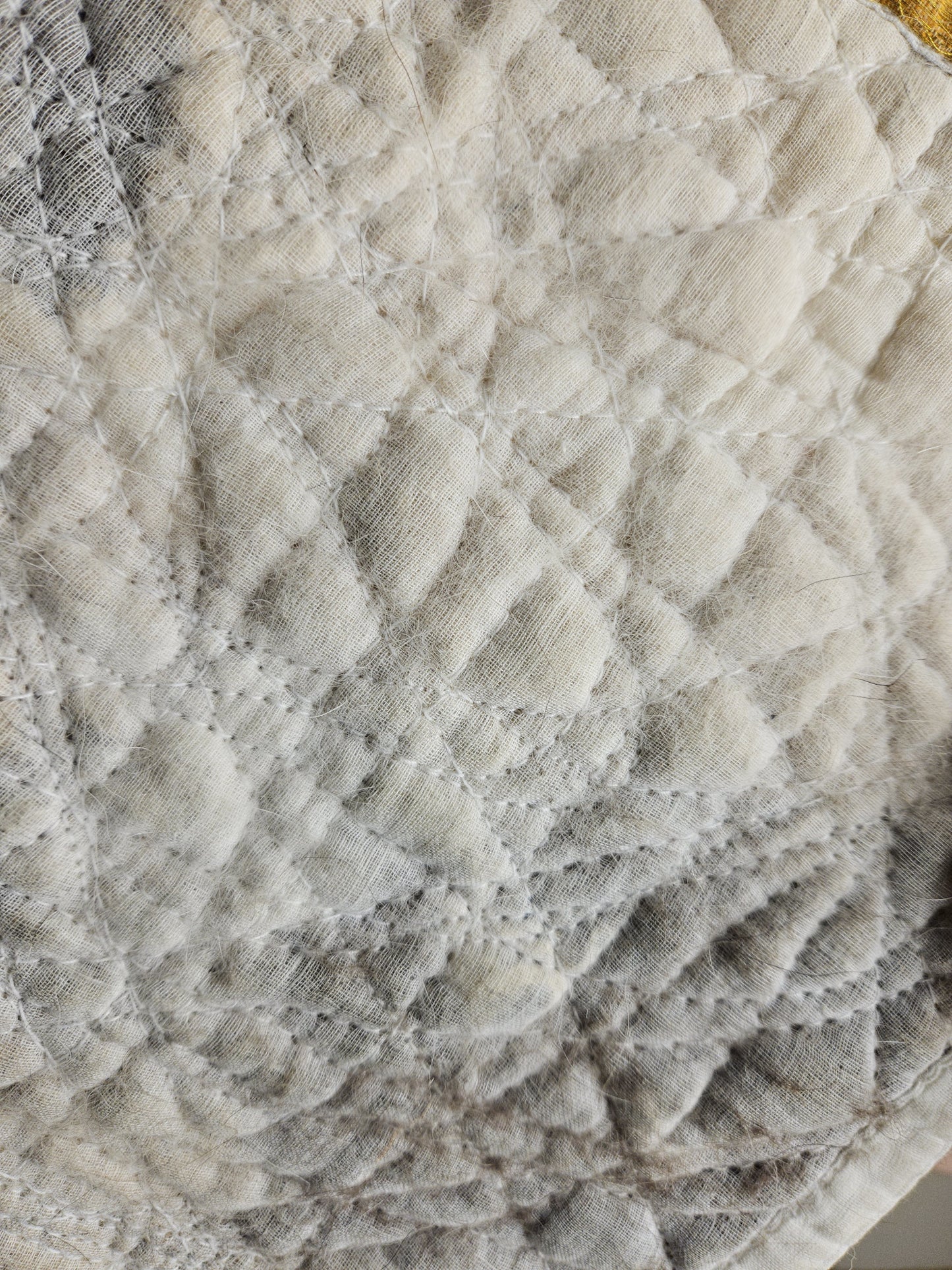 chaleco en pelo de muda de husky