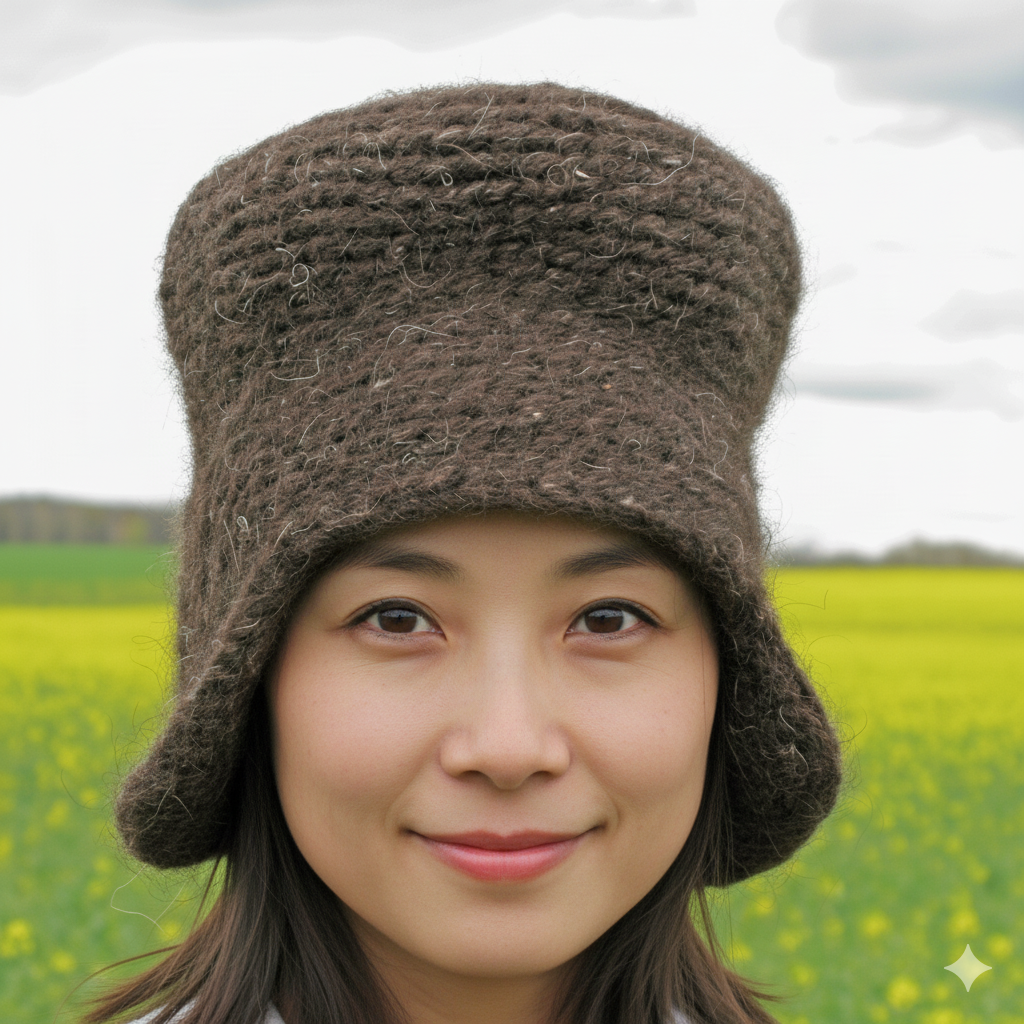 Gorro de lana de Yak