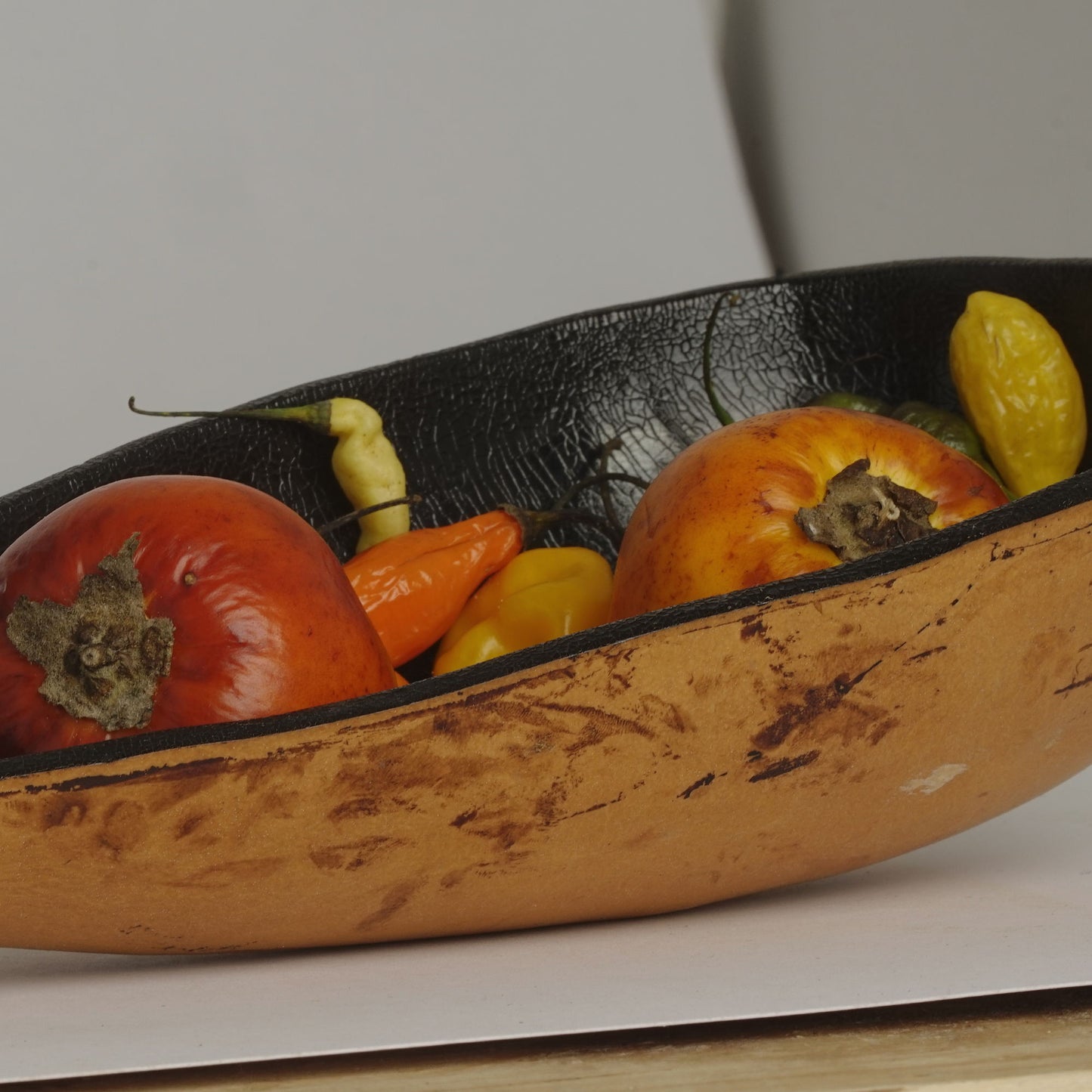 Totuma con pintura del monte