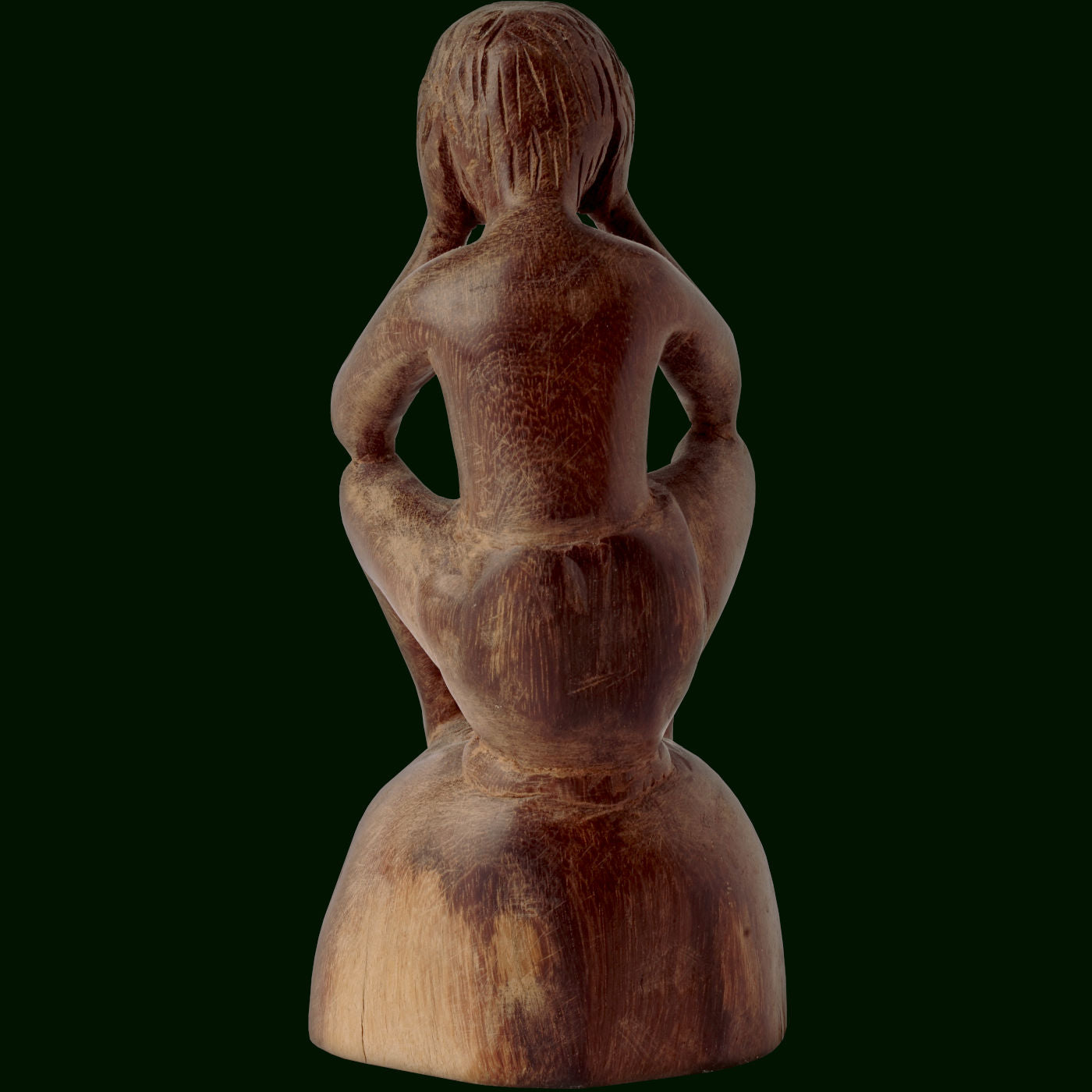Pensador de madera del Orinoco Colombiano
